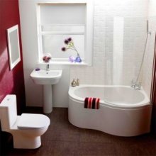 дизайн интерьера ванной комнаты маленькой