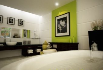 Дизайн інтер'єрів ванних кімнат Фото